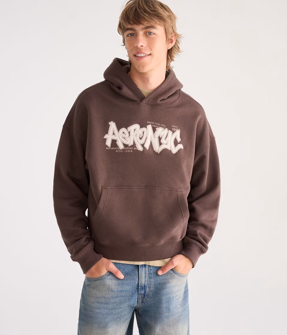 Cloud Soft Aero NYC Boxy Pullover Hoodie