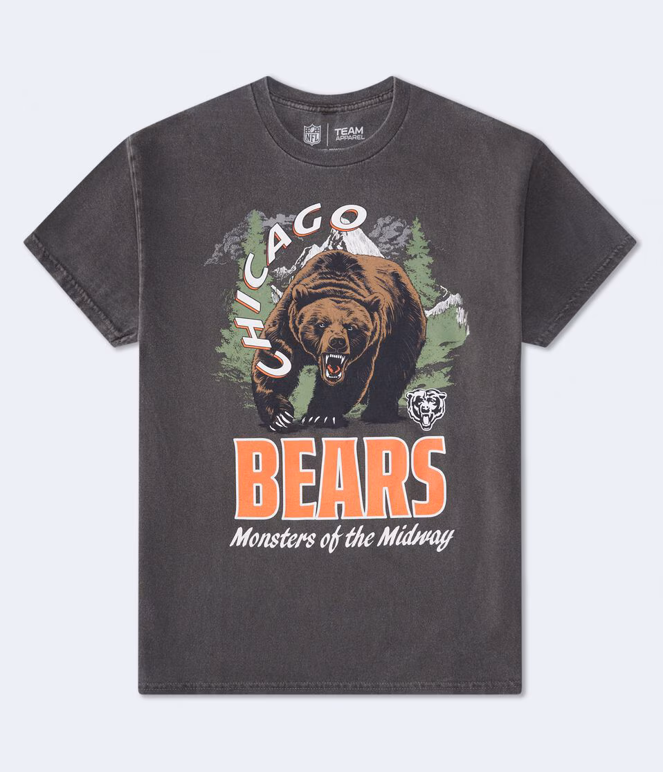 Chicago Bears Mascot Relaxed Graphic Tee