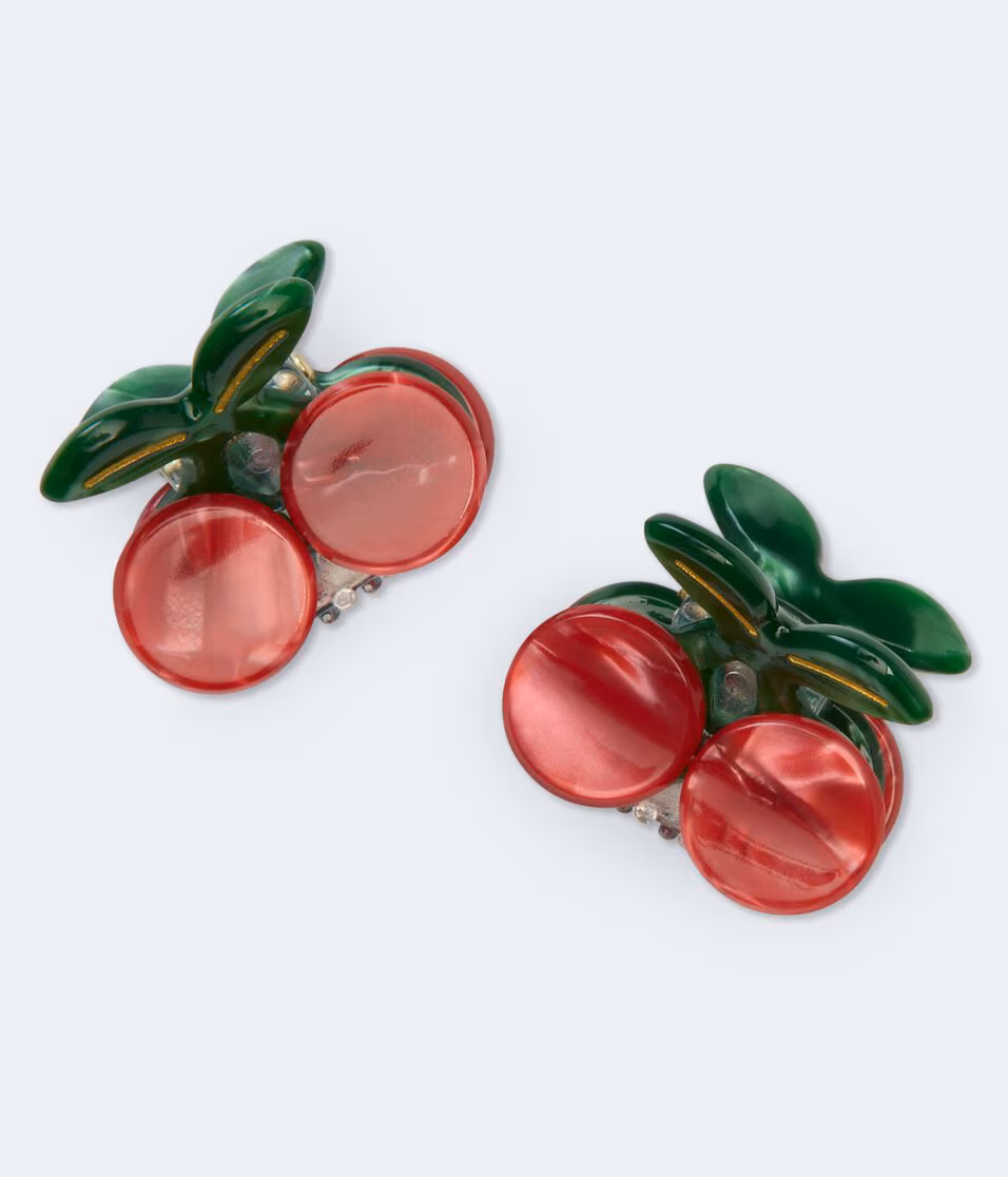 Cherry Claw Hair Clip 2-Pack