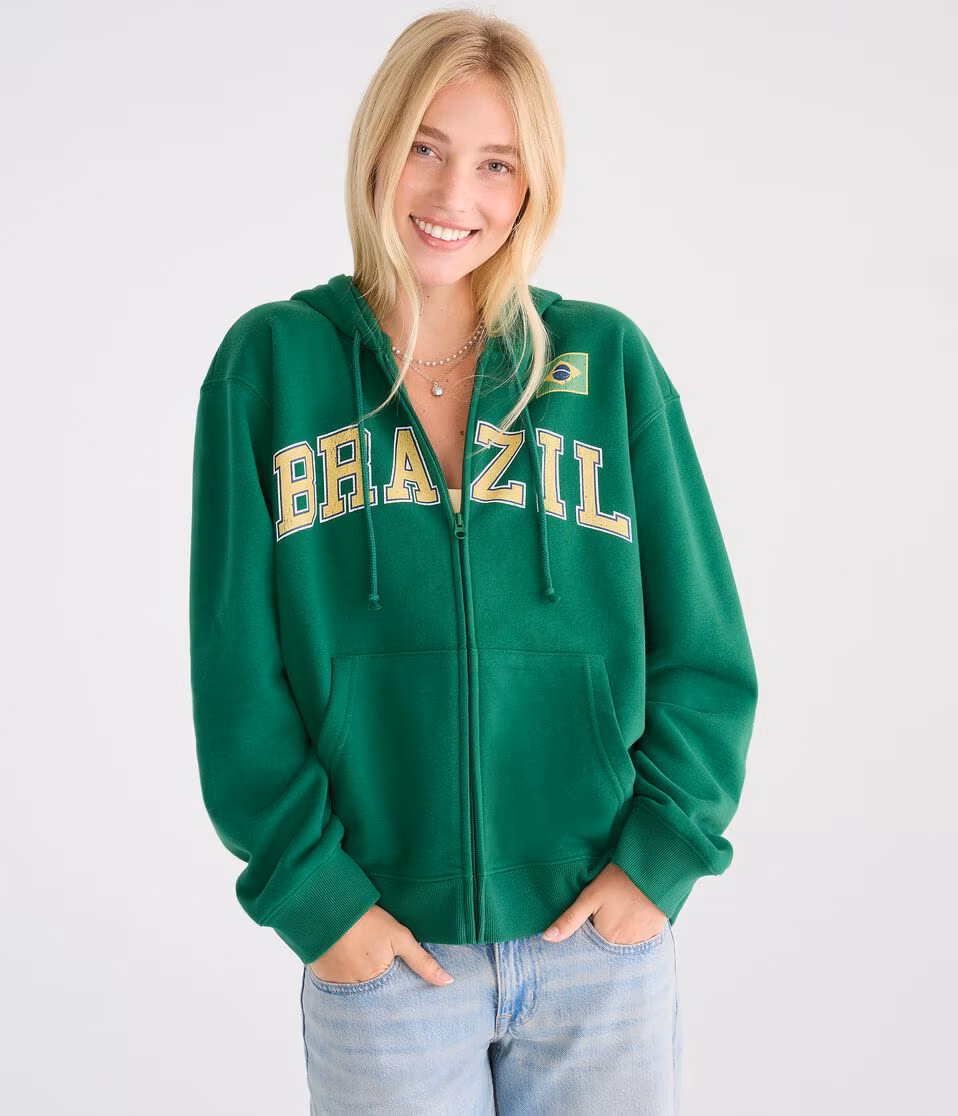 Brazil Full-Zip Hoodie