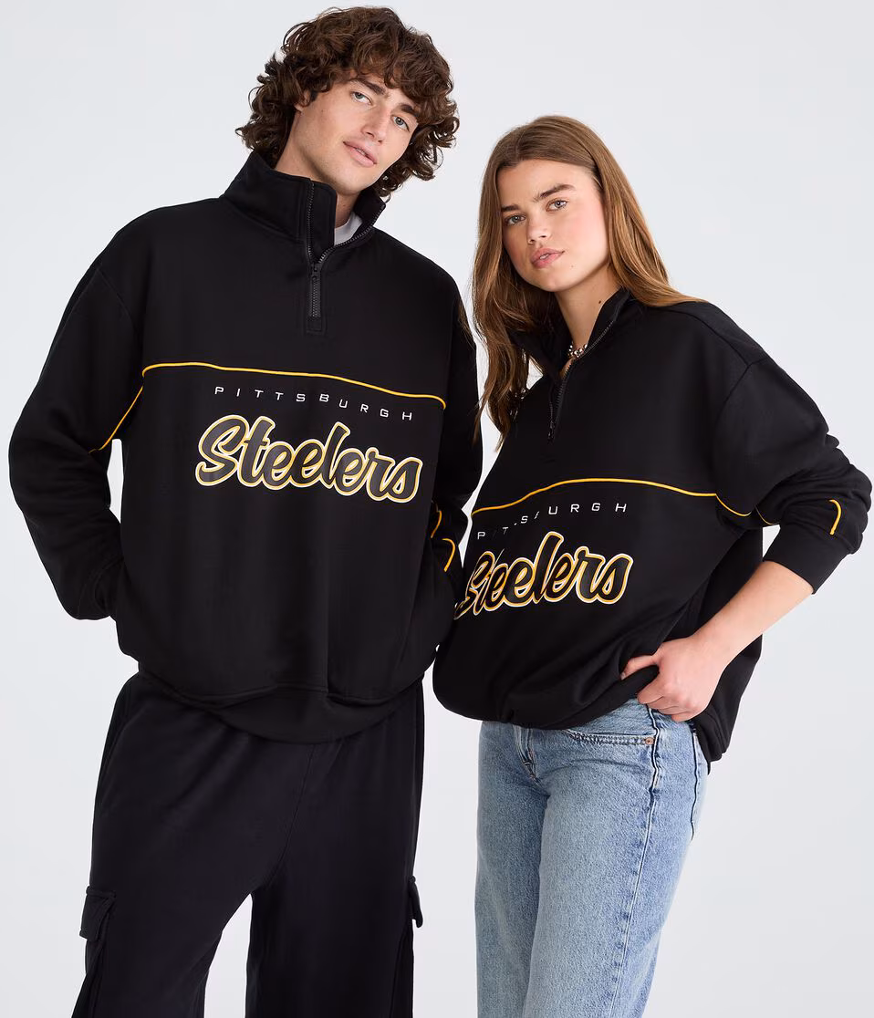 Pittsburgh Steelers Quarter-Zip Sweatshirt