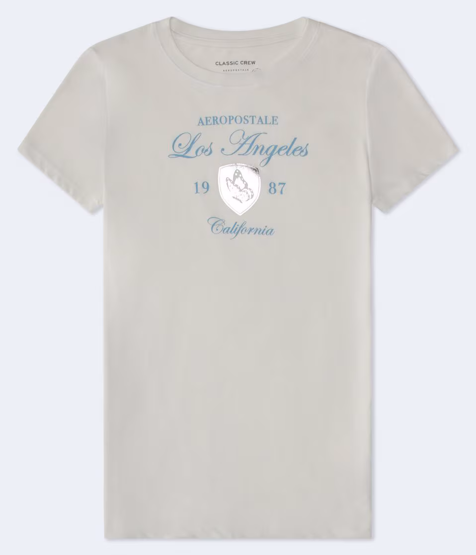 Los Angeles Butterfly Foil Graphic Tee