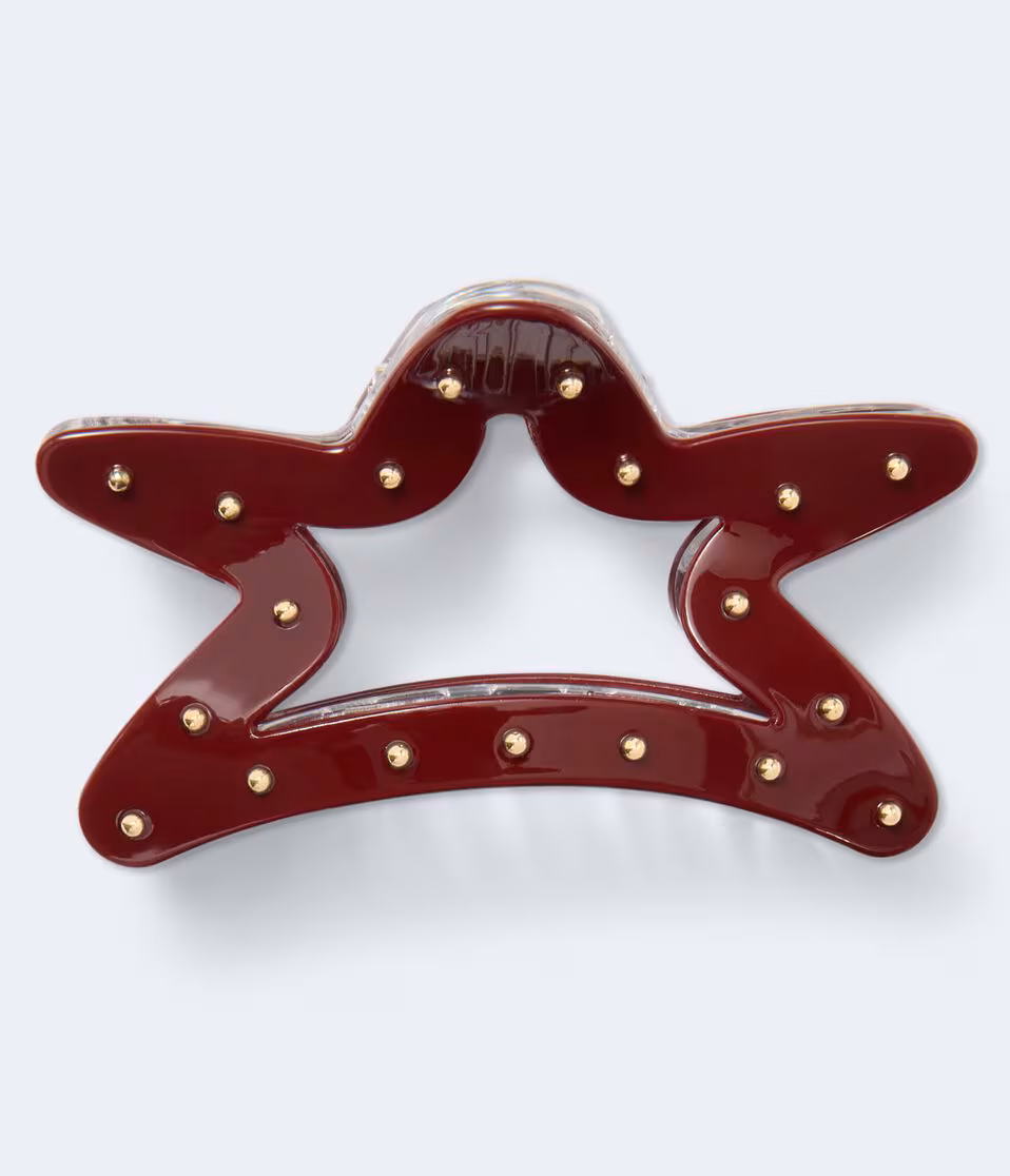 Star Cutout Claw Hair Clip