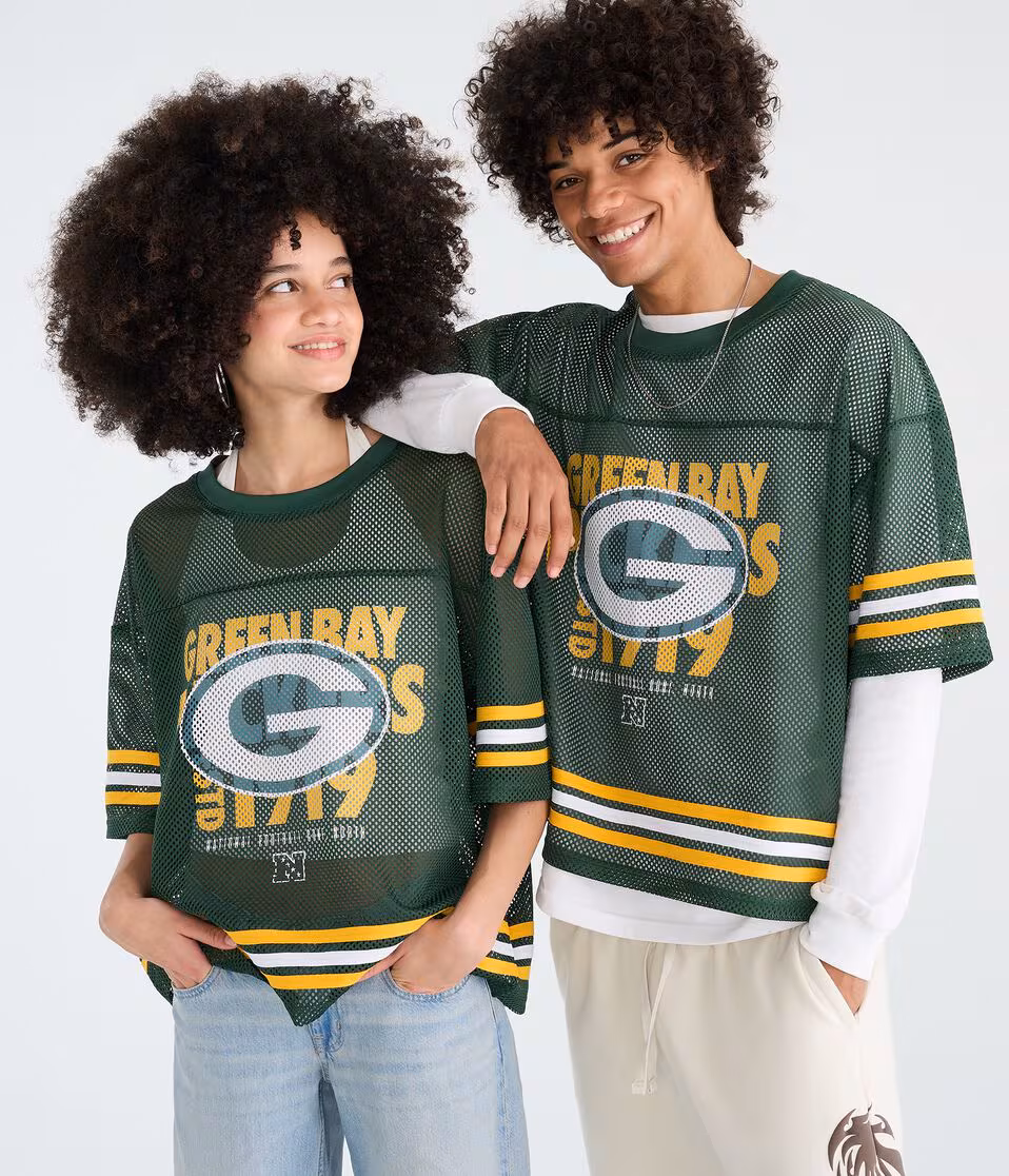 Green Bay Packers Boxy Mesh Top