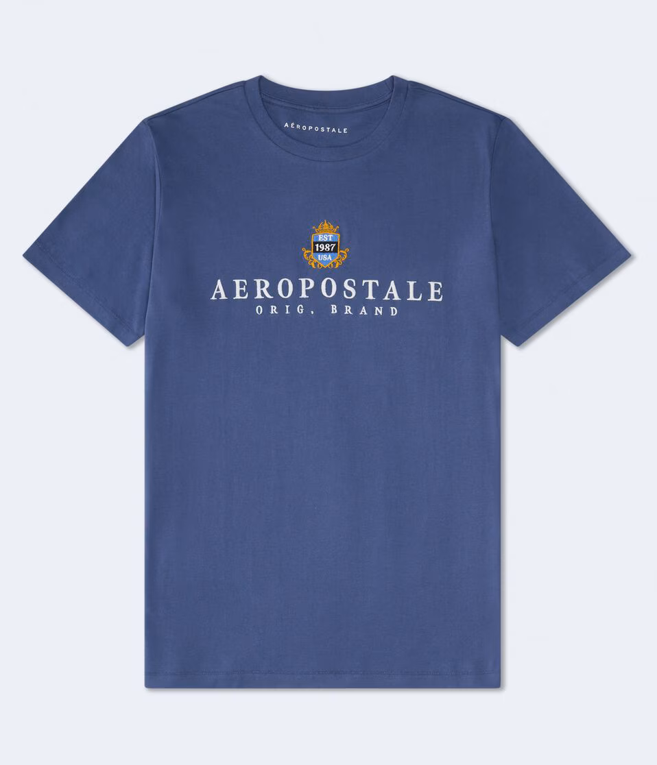 Aeropostale 1987 Crest Graphic Tee