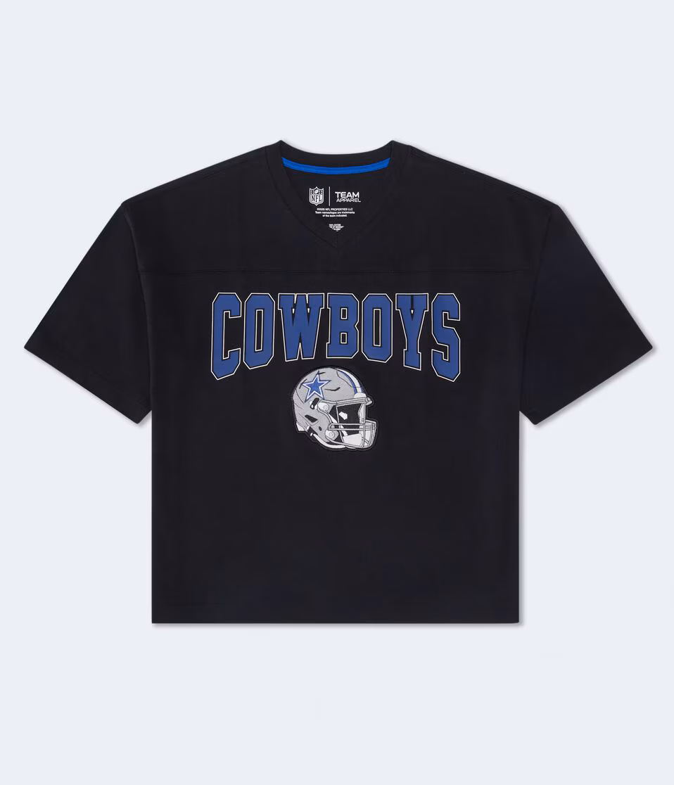 Dallas Cowboys Boxy V-Neck Graphic Tee