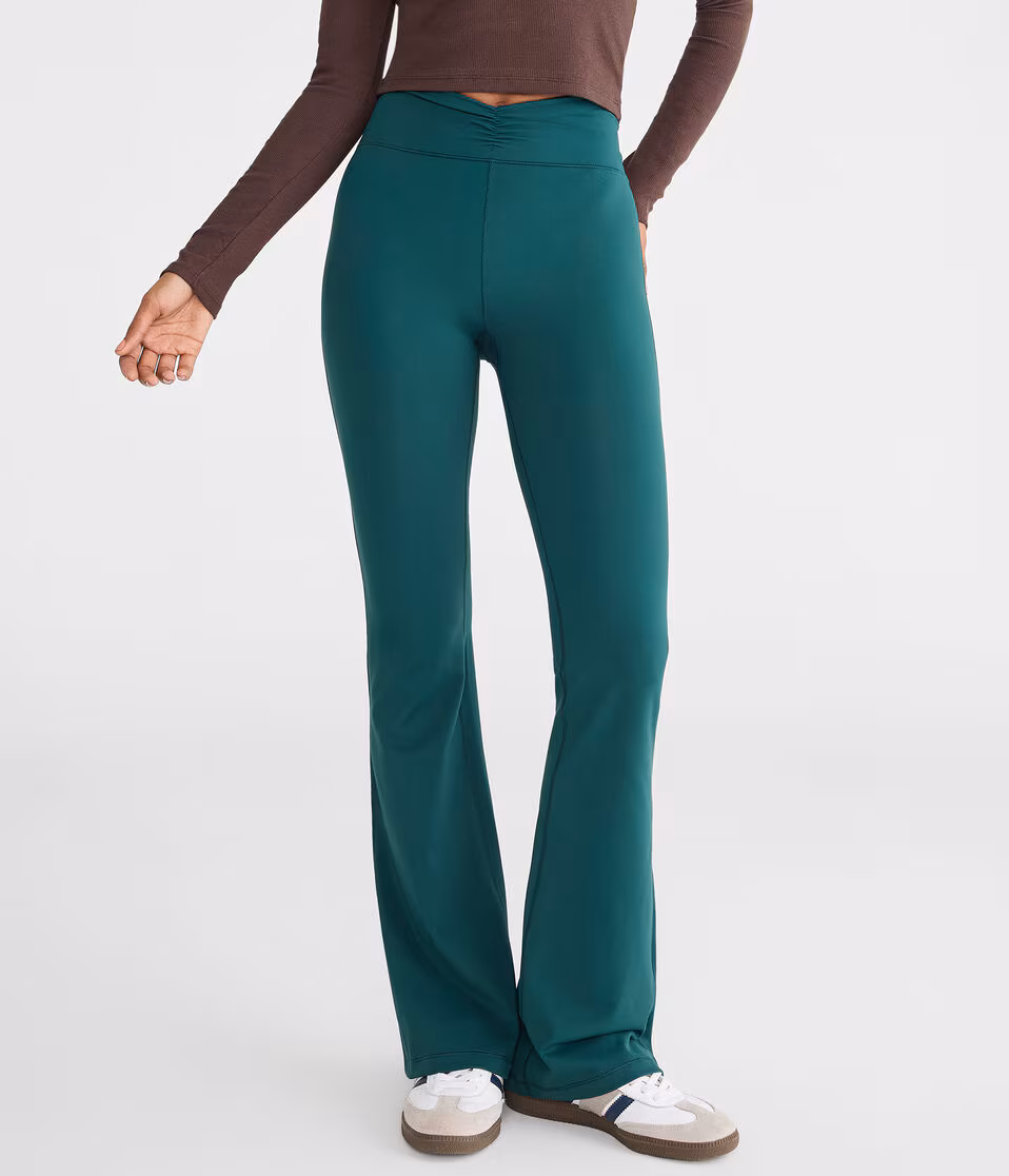Buttery Soft High-Rise Cinch Flare Leggings
