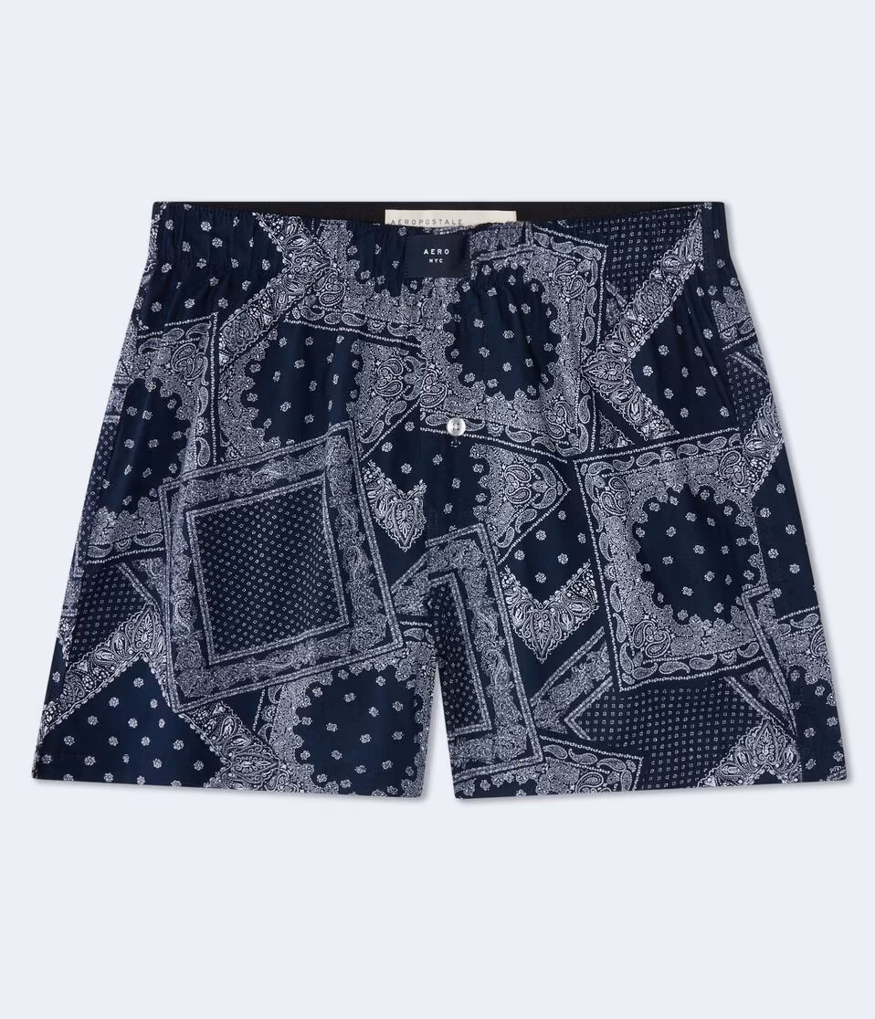 Bandana Print 4" Woven Boxers