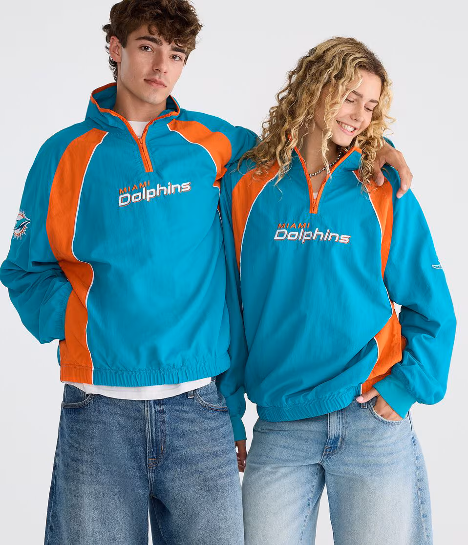 Miami Dolphins Quarter-Zip Track Jacket