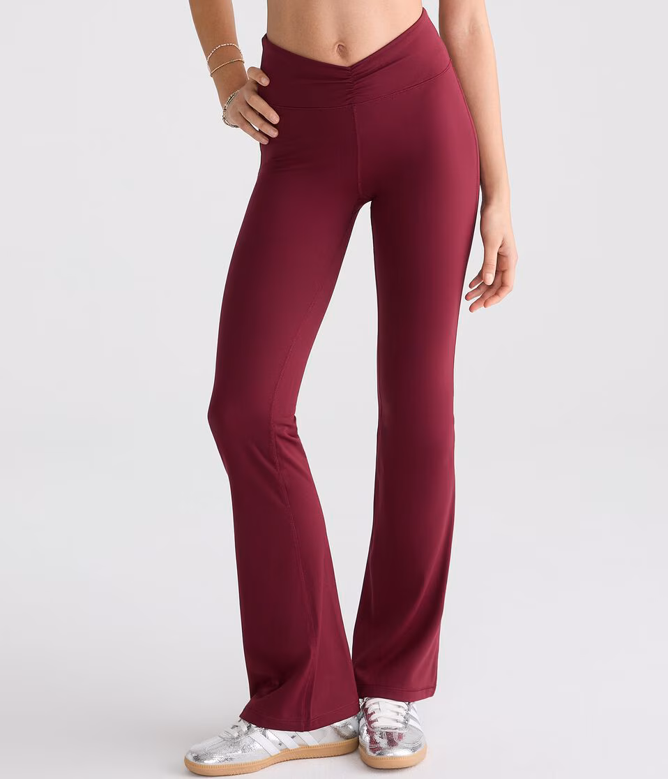 Buttery Soft High-Rise Cinch Flare Leggings