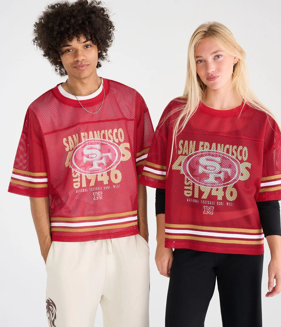 San Francisco 49ers Boxy Mesh Top