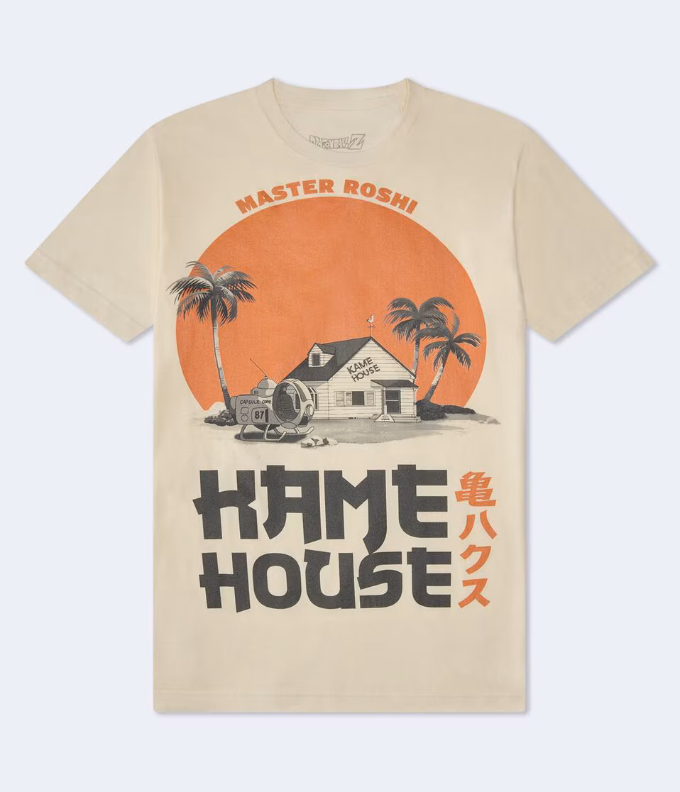 Dragon Ball Z Kame House Relaxed Graphic Tee