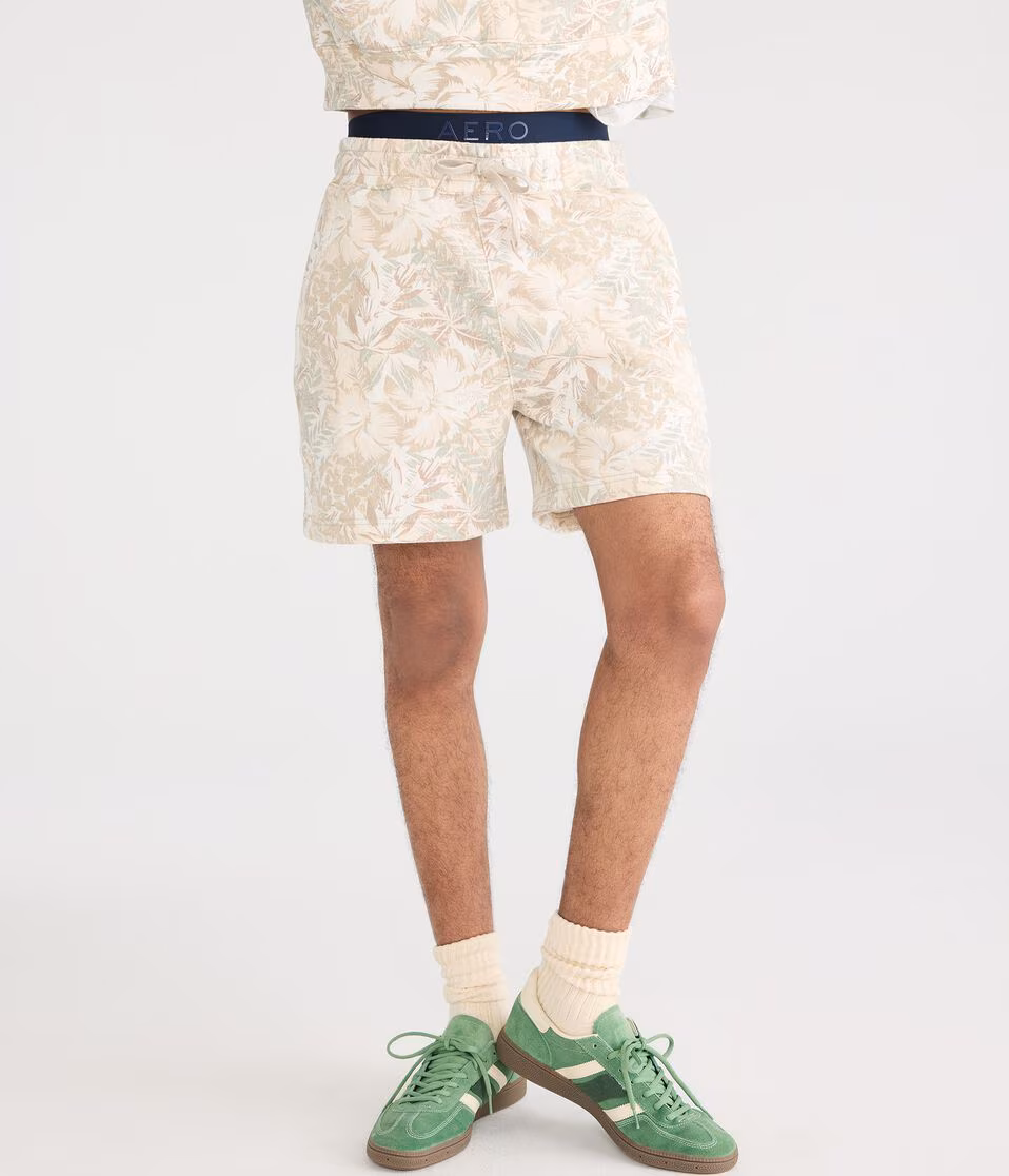 Cloud Soft Floral Camo Fleece Shorts
