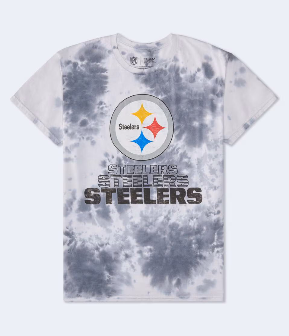 Pittsburgh Steelers Tie-Dye Relaxed Graphic Tee