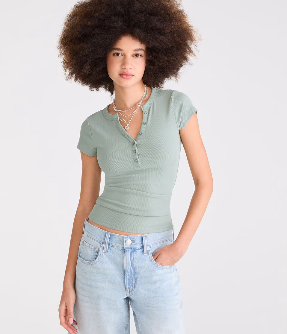 Buttery Soft V-Neck Henley